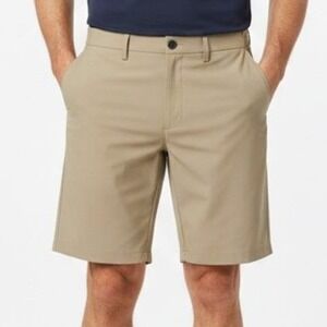 Old Navy Active Men Shorts 30 Tech Hybrid Khaki 4 Way Stretch Golf Gorpcore